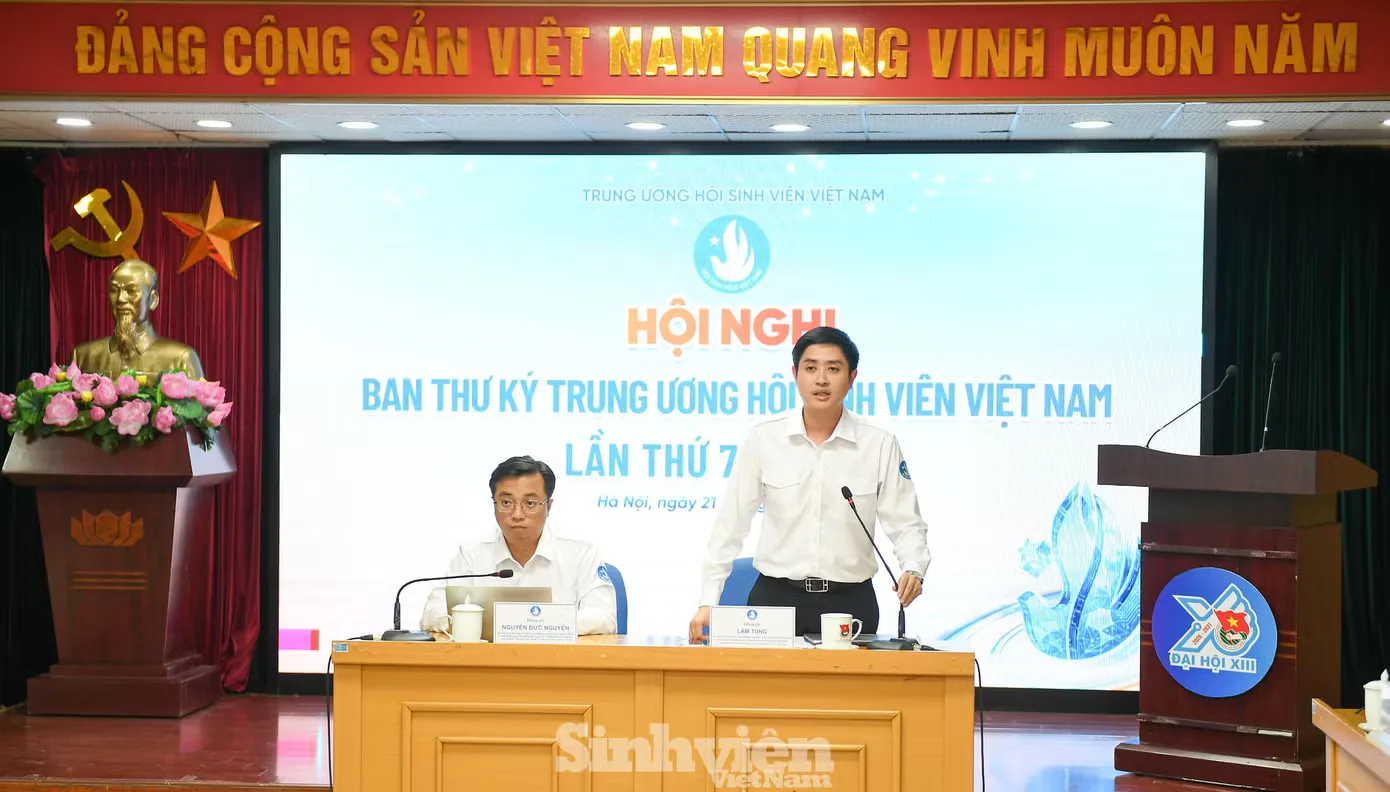 Hội nghị Ban Thư ký T.Ư Hội Sinh viên Việt Nam lần thứ 7, khóa XI, nhiệm kỳ 2023 - 2028.